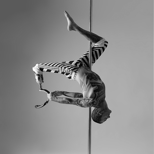 andrew gregory teacher at london dance academy pole dancing