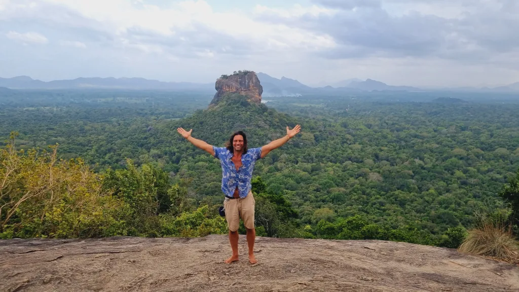 Sean at Pidirugala Lions Rock Sri Lanka Lantern Yoga Retreat