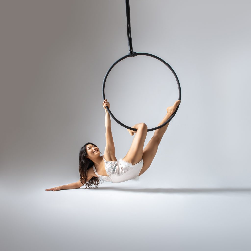 Ting Low FLow Aerial Hoop Teacher at London Dance Academy